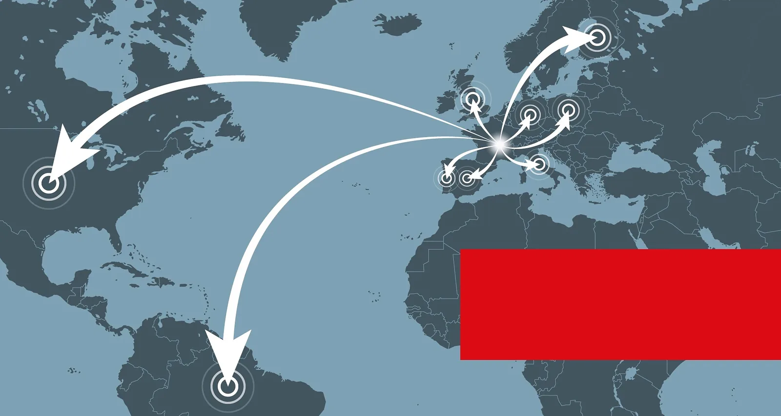 Carte du monde : Borflex SPCV présent à l'international